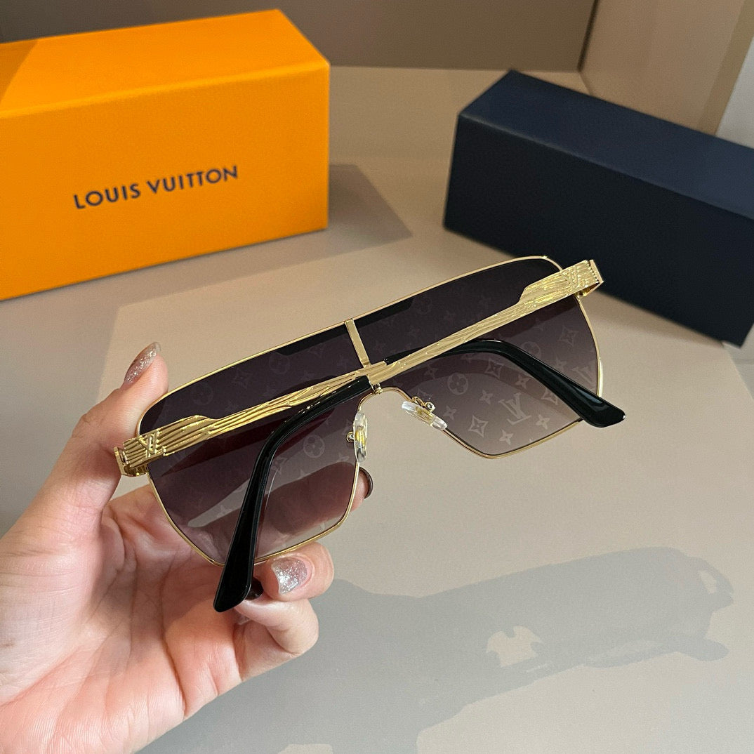 LV popular printed sunglasses-217