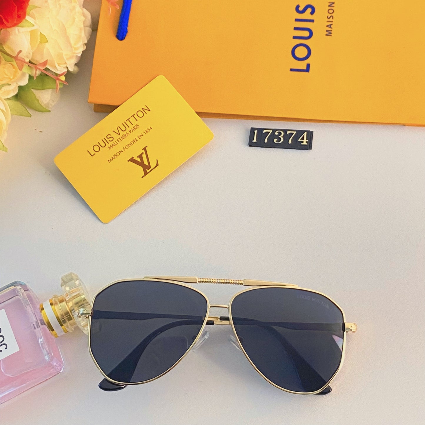 LV popular printed sunglasses-227